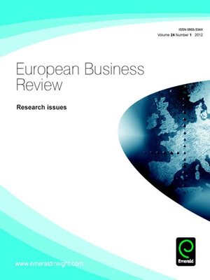cover image of European Business Review, Volume 24, Issue 1